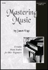 Mastering Music: Versatile Piano Studies for Older Beginners piano sheet music cover